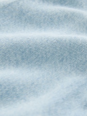 Light Blue Drawstring Mini Shorts - Image 9 of 9