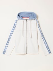 FatFace Natural Sun Graphic Zip Through Hoodie - Image 6 of 7