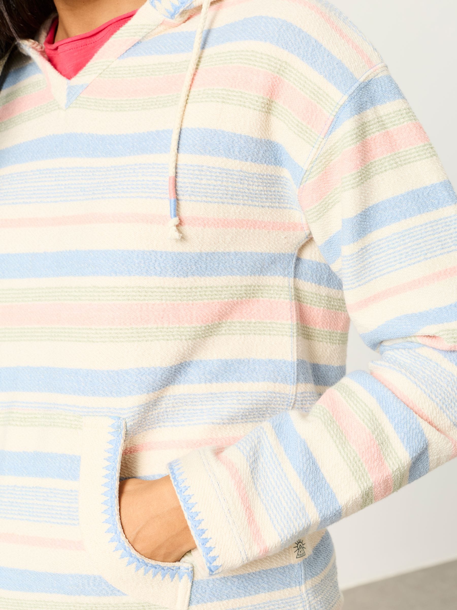 Buy FatFace Poppy Multi Stripe Homespun Overhead Hoodie from Next USA