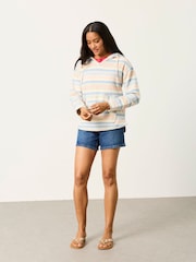 FatFace Stripe Homespun Overhead Hoodie - Bild 5 von 6