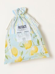 FatFace Blue Lemons and Stripes 2 Pack Pyjama Shorts - Image 8 of 8