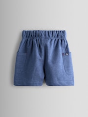 JoJo Maman Bébé Red 2-Pack Stripe & Plain Shorts - Image 5 of 6