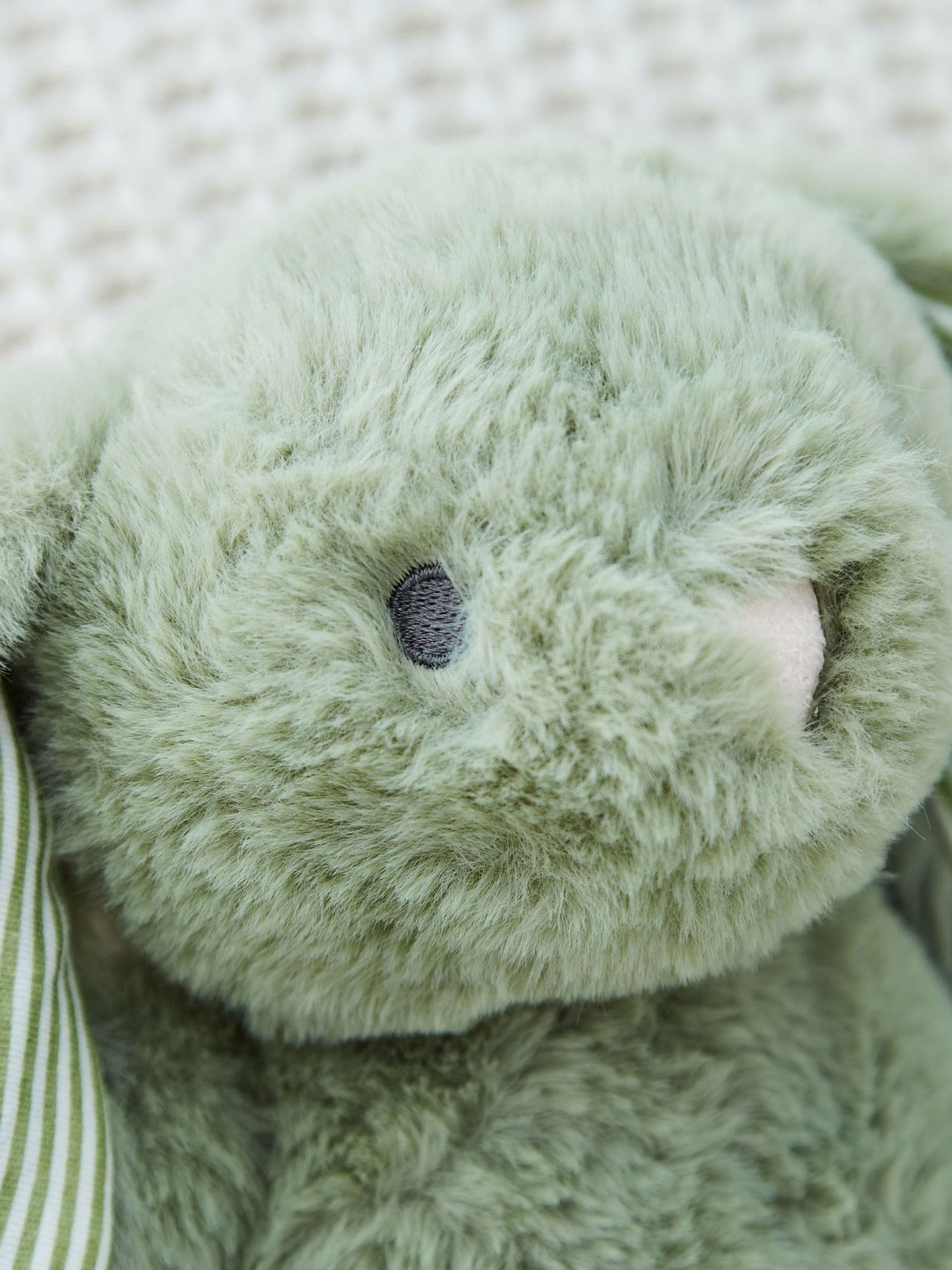 Buy My 1st Years Green Personalised Bunny Soft Toy from the Next