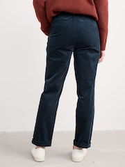 Seasalt Cornwall Blue Navy Crackington Tapered Trousers - Image 3 of 6