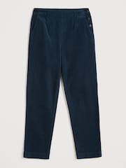 Seasalt Cornwall Blue Navy Crackington Tapered Trousers - Image 4 of 6