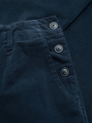 Seasalt Cornwall Blue Navy Crackington Tapered Trousers - Image 5 of 6
