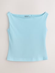 Blue Open Neck Vest - Image 1 of 3