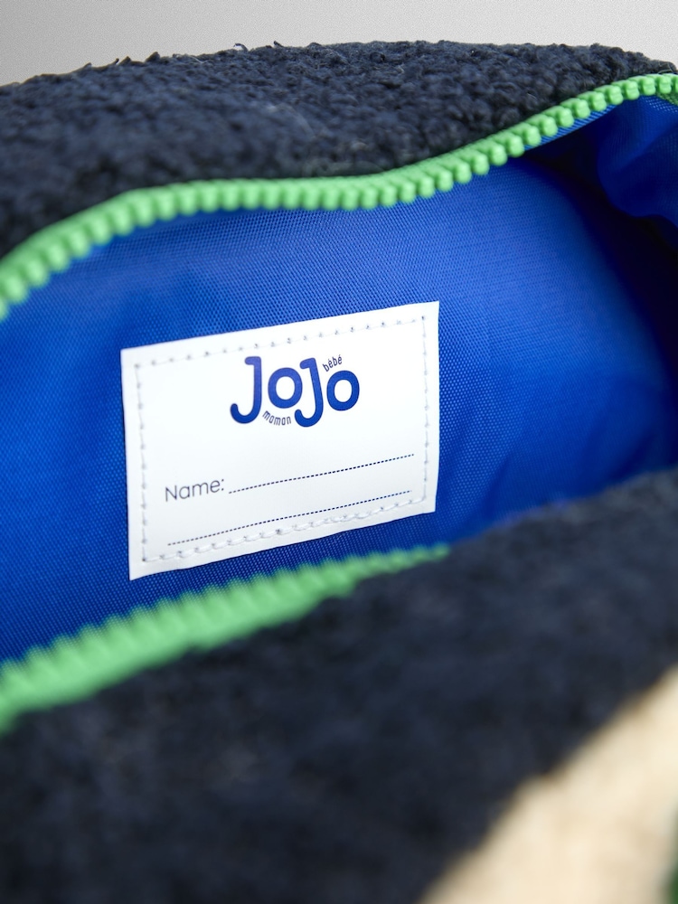 JoJo Maman Bébé Personalised Borg Colour Block Medium Backpack - Image 7 of 7