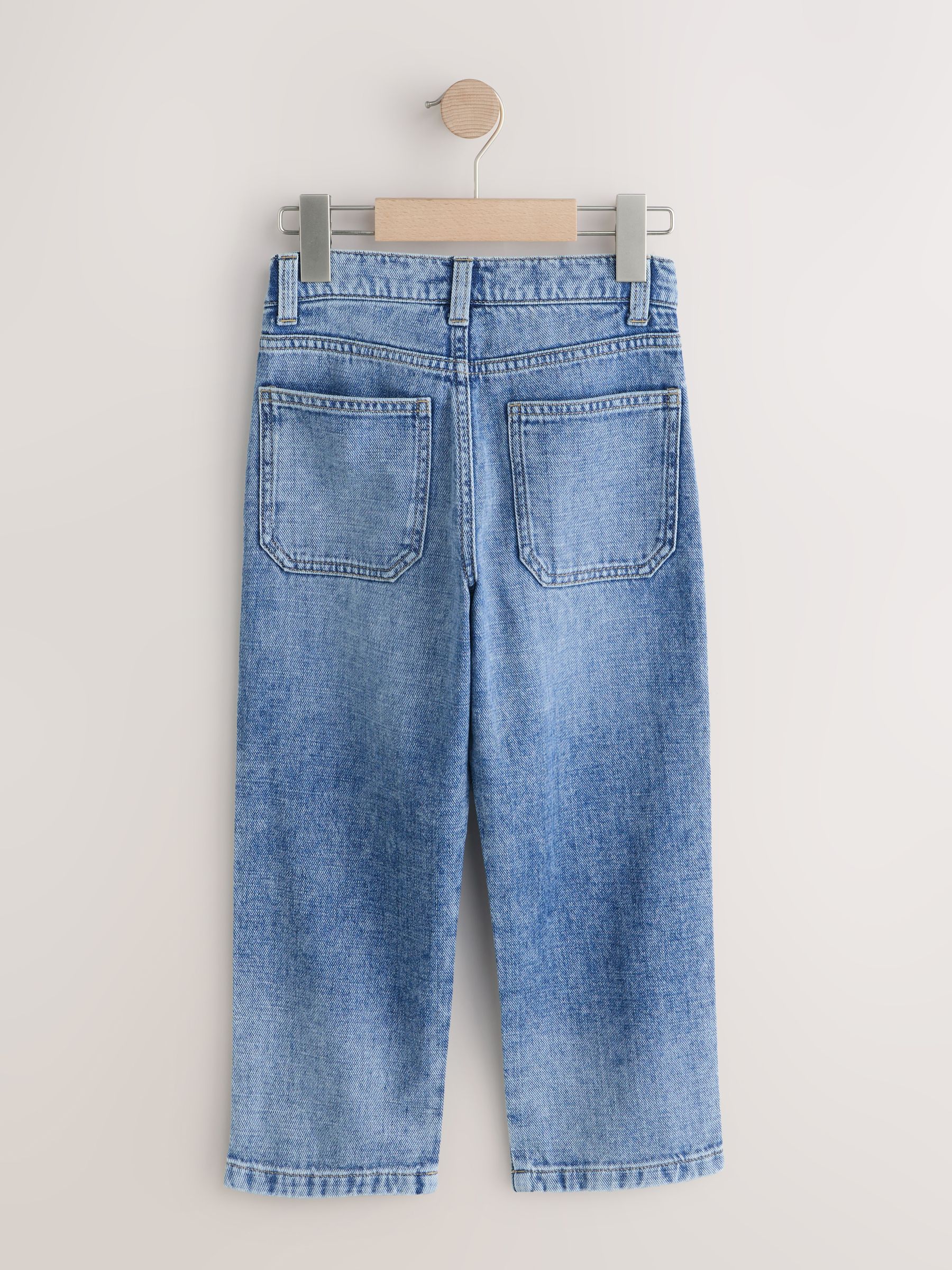 Buy Light Blue Denim Loose Fit Authentic Jeans (3-16yrs) from Next USA