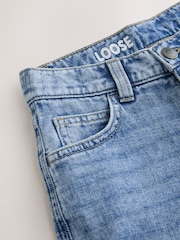 Light Blue Denim Loose Fit Super Wide Fit Authentic Jeans (3-16yrs) - Image 3 of 4