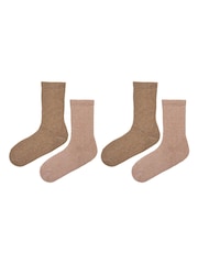Glenmuir Natural Heavy Thermal Boot Socks 3 Pack - Image 1 of 7