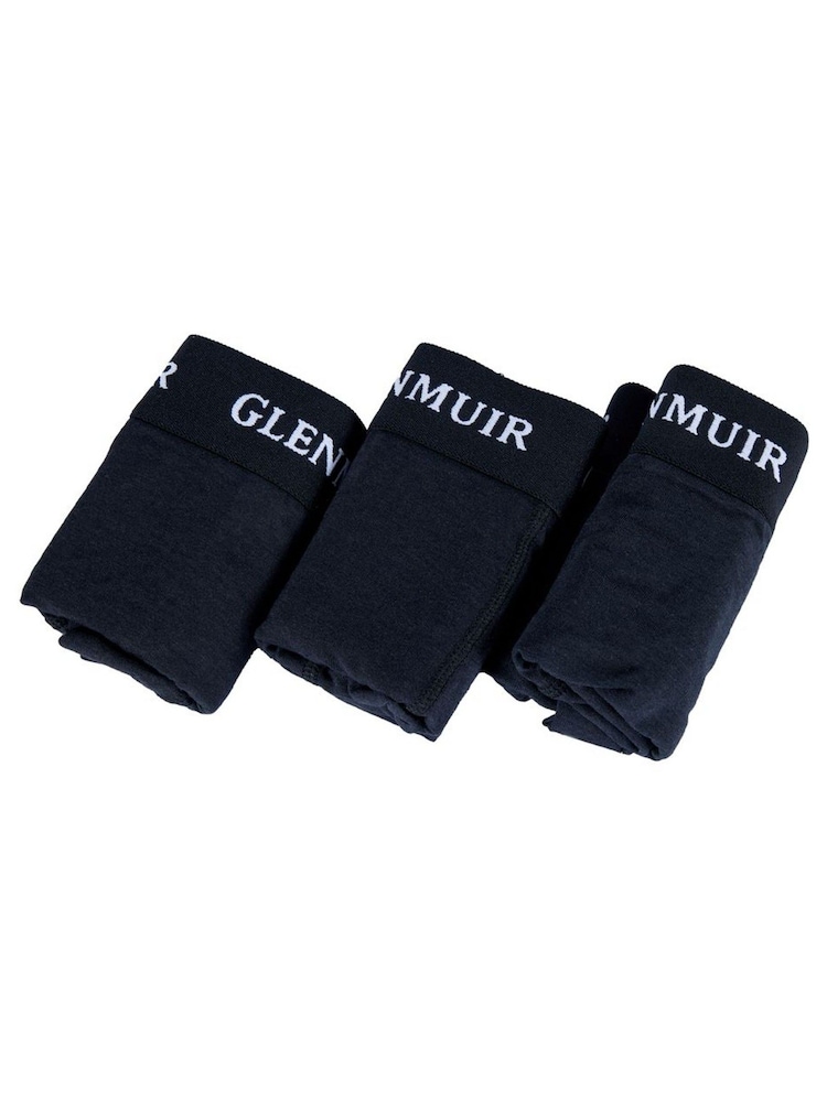 Glenmuir Long Leg Cotton Blend Boxers 3 pack - Imagem 2 de 7