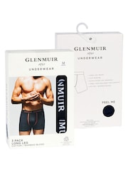 Glenmuir Long Leg Cotton Blend Boxers 3 pack - Imagem 5 de 7