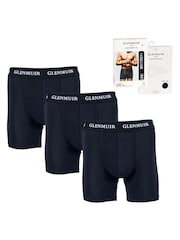 Glenmuir Long Leg Cotton Blend Boxers 3 pack - Imagem 7 de 7