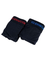 Glenmuir Red Long Leg Super Soft Cotton Blend Boxers 2 pack - Image 2 of 7