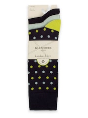 Glenmuir Blue Multi Sport Crew Socks 3 pack - Image 5 of 9