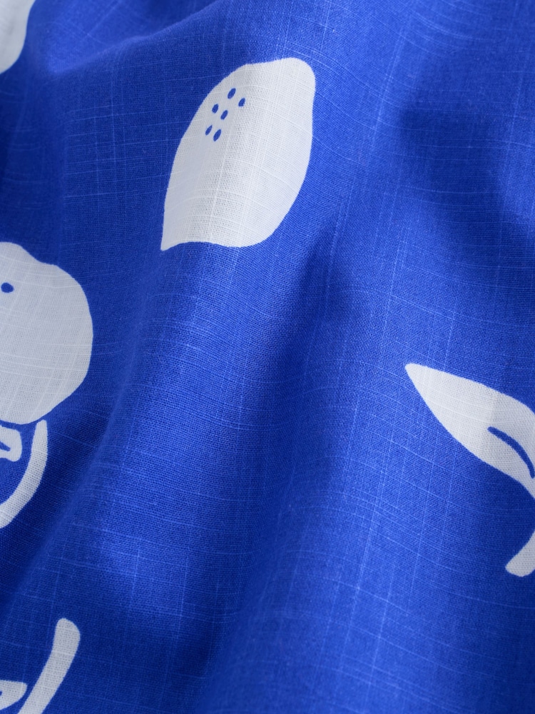 Cobalt Blue Angel Sleeve Dress (3-16yrs) - Image 9 of 9