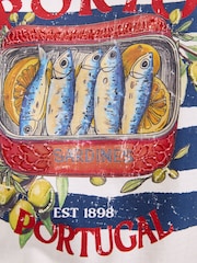 Friends Like These White Porto Beaded Graphic T-Shirt - Image 2 of 5