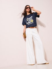 Friends Like These Navy Graphic T-Shirt - Image 3 of 4