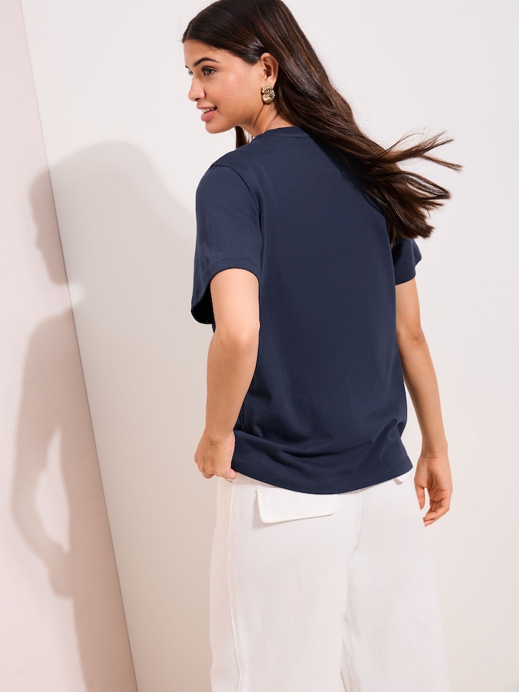 Friends Like These Navy Graphic T-Shirt - Image 4 of 4