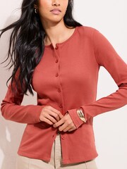 Friends Like These Rust Brown Cardigan - Image 3 of 4