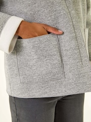 Roman Grey Bonded Relaxed Hooded Jacket - Image 5 of 5