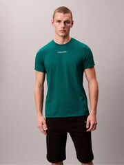 Calvin Klein Green Breathable Quick-Dry Gym T-Shirt - Image 1 of 6