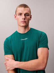 Calvin Klein Green Breathable Quick-Dry Gym T-Shirt - Image 3 of 6