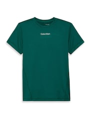 Calvin Klein Green Breathable Quick-Dry Gym T-Shirt - Image 6 of 6