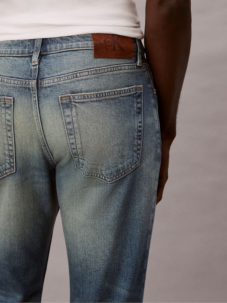 Calvin Klein Blue Slim Fit Jeans - Image 2 of 6 Calvin Klein Blue Slim Fit Jeans - Image 2 of 6