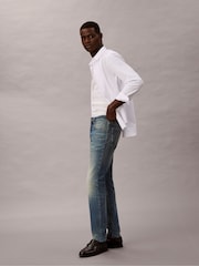 Calvin Klein Blue Slim Fit Jeans - Image 3 of 6