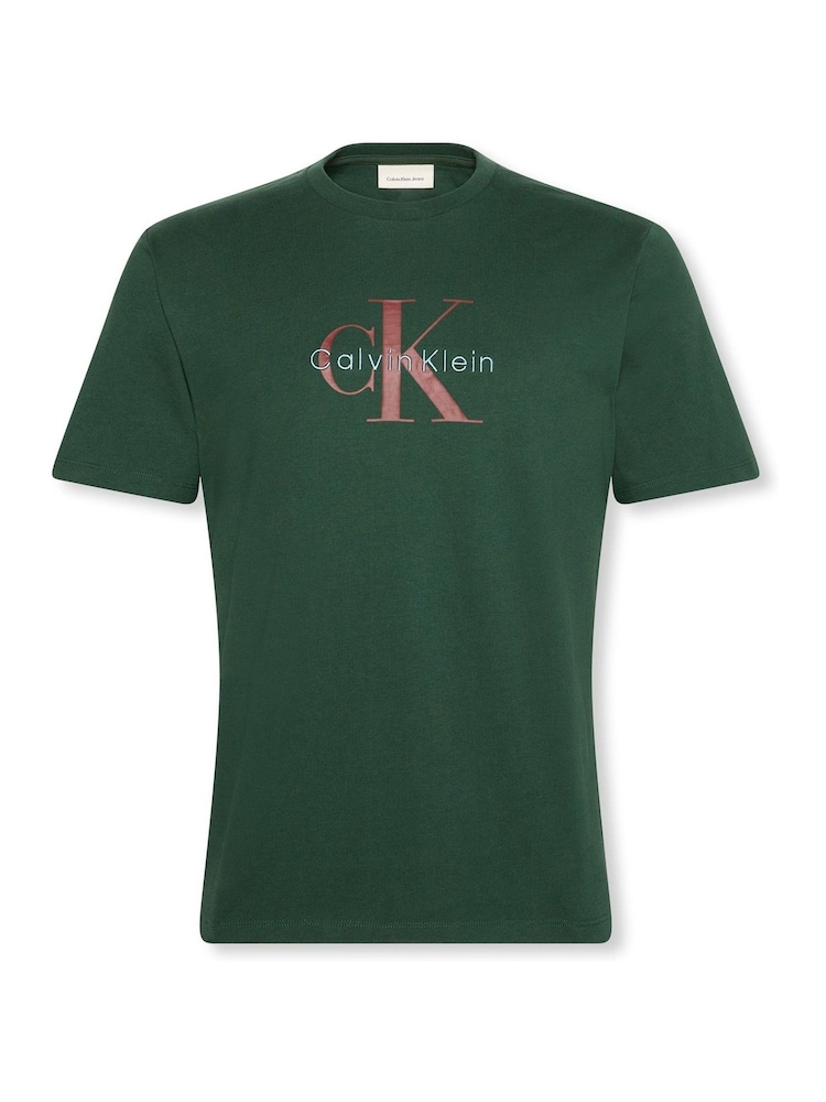 Majica s kratkimi rokavi in monogramom Calvin Klein - Slika 6 iz 6