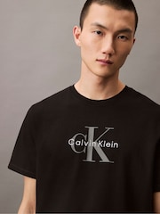 Camiseta con logo de monograma de Calvin Klein - Imagen 2 de 6