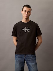Camiseta con logo de monograma de Calvin Klein - Imagen 3 de 6