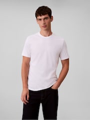 Calvin Klein White Monogram T-Shirt - Image 1 of 4
