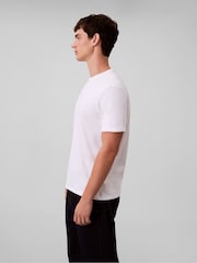 Calvin Klein White Monogram T-Shirt - Image 3 of 4
