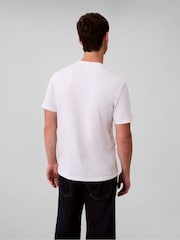 Calvin Klein White Monogram T-Shirt - Image 4 of 4
