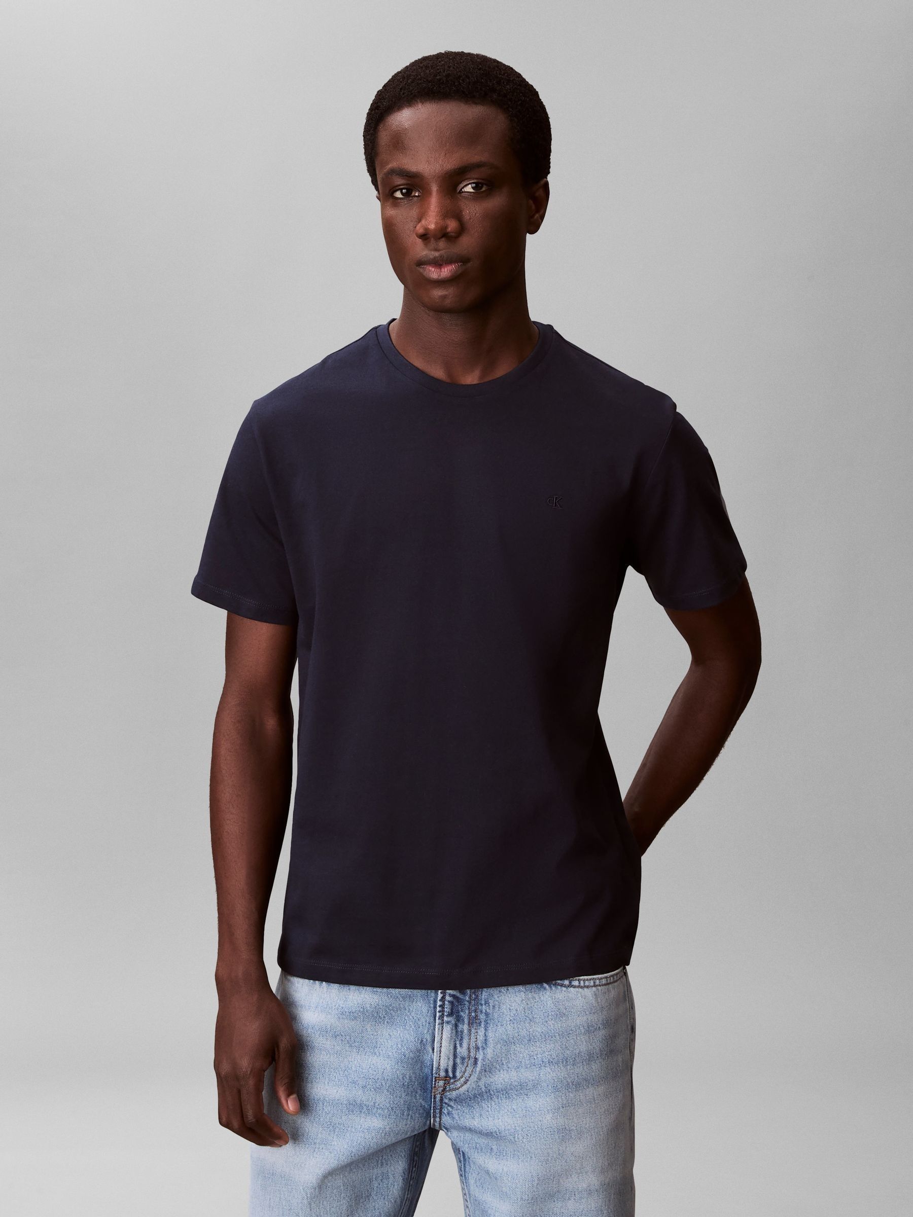 Buy Calvin Klein Navy Blue Monogram T-Shirt from Next USA