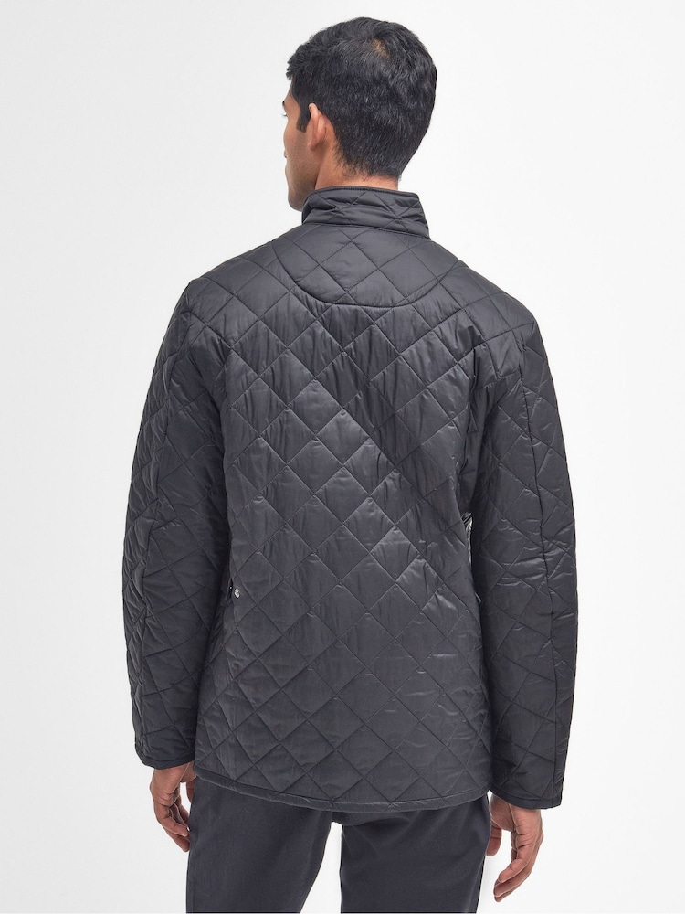 Barbour® Black Flyweight Chelsea Coat - Image 2 of 12 Barbour® Black Flyweight Chelsea Coat - Image 2 of 12