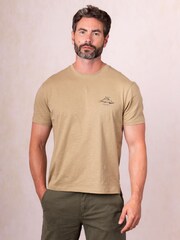 Lakeland Clothing Scafell Pike Cotton Nude T-Shirt - Image 1 of 4