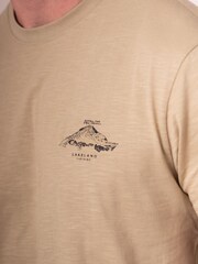 Lakeland Clothing Scafell Pike Cotton Nude T-Shirt - Image 4 of 4
