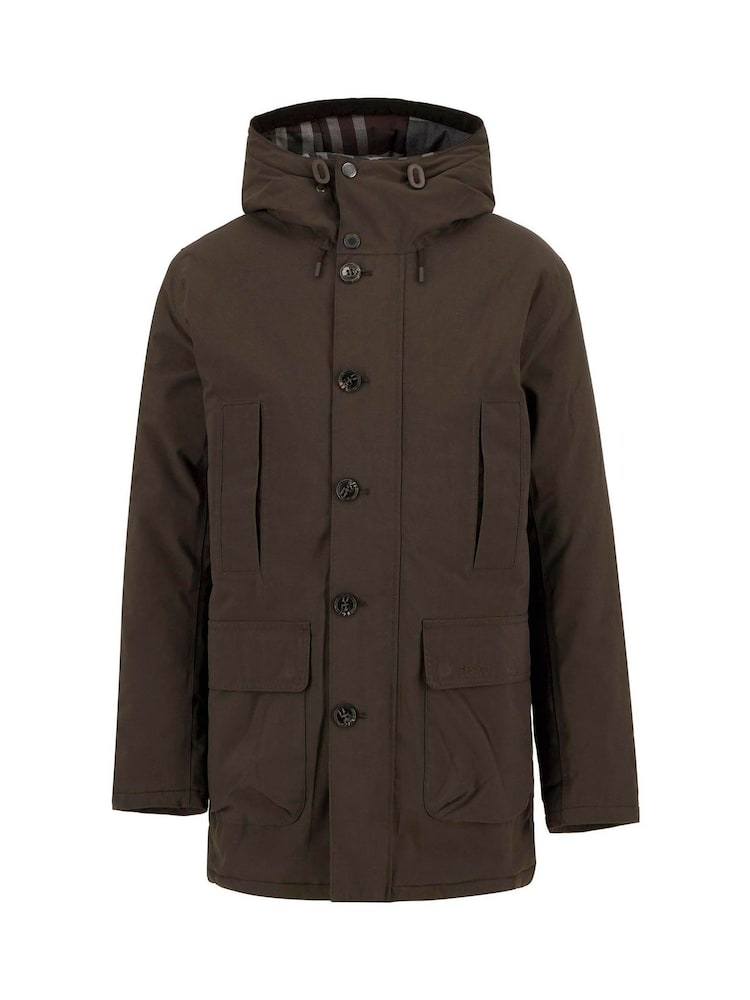 Barbour® Navy Winter Beaufor Coat - Image 7 of 7 Barbour® Navy Winter Beaufor Coat - Image 7 of 7