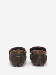 Barbour® Brown Monty Moccasin Slippers - Image 4 of 6