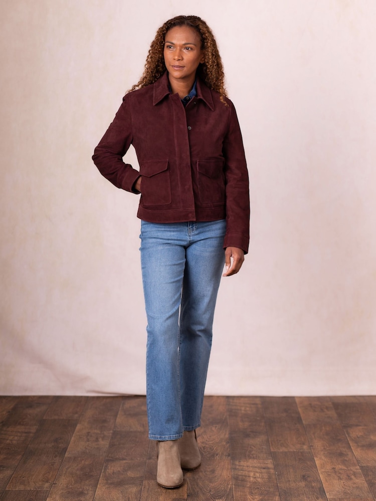 Buy Lakeland Leather Berry Southey Suede Jacket from the Next UK