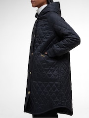 Barbour® Black Hilary Quilt Coat - Image 5 of 9