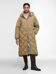 Barbour® Brown Kirkton Puf Military Coat - Image 1 of 9
