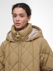 Barbour® Brown Kirkton Puf Military Coat - Image 4 of 9