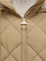 Barbour® Brown Kirkton Puf Military Coat - Image 7 of 9