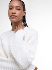 Barbour® Natural Vera Knit Cloud Jumper - Image 4 of 7