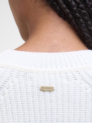 Barbour® Natural Vera Knit Cloud Jumper - Image 5 of 7